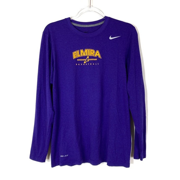 3/$30 Nike | Dri-Fit Elmira College Basketball Long Sleeve Tee - Picture 1 of 7